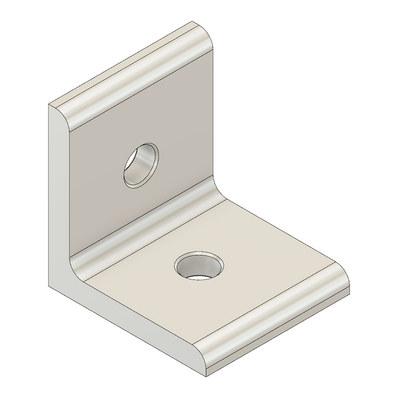 MODULAR SOLUTIONS ANGLE BRACKET&lt;br&gt;45MM TALL X 45MM WIDE W/ HARDWARE